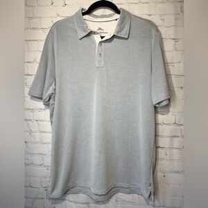 Tommy Bahama size large polo in bluish gray